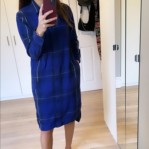 Collared Button Down Dress - Picture 1 of 2